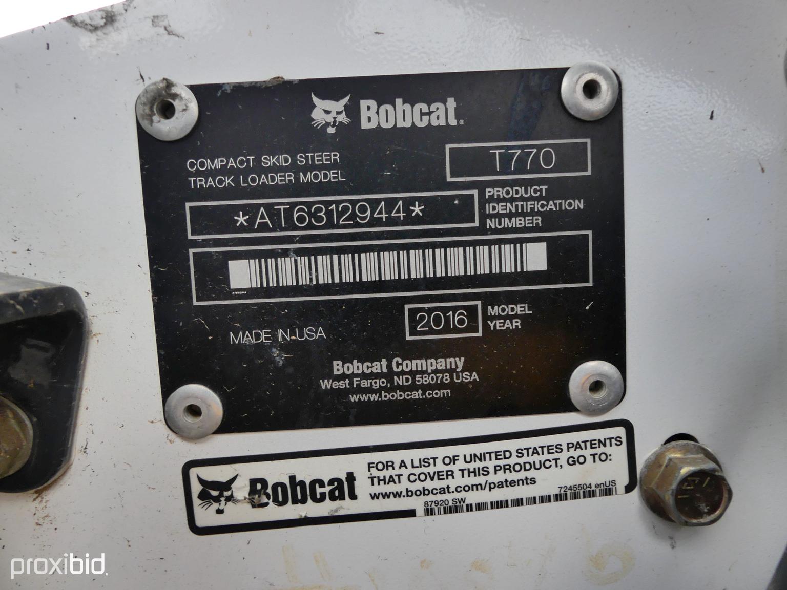 Bobcat T770 Skid Steer