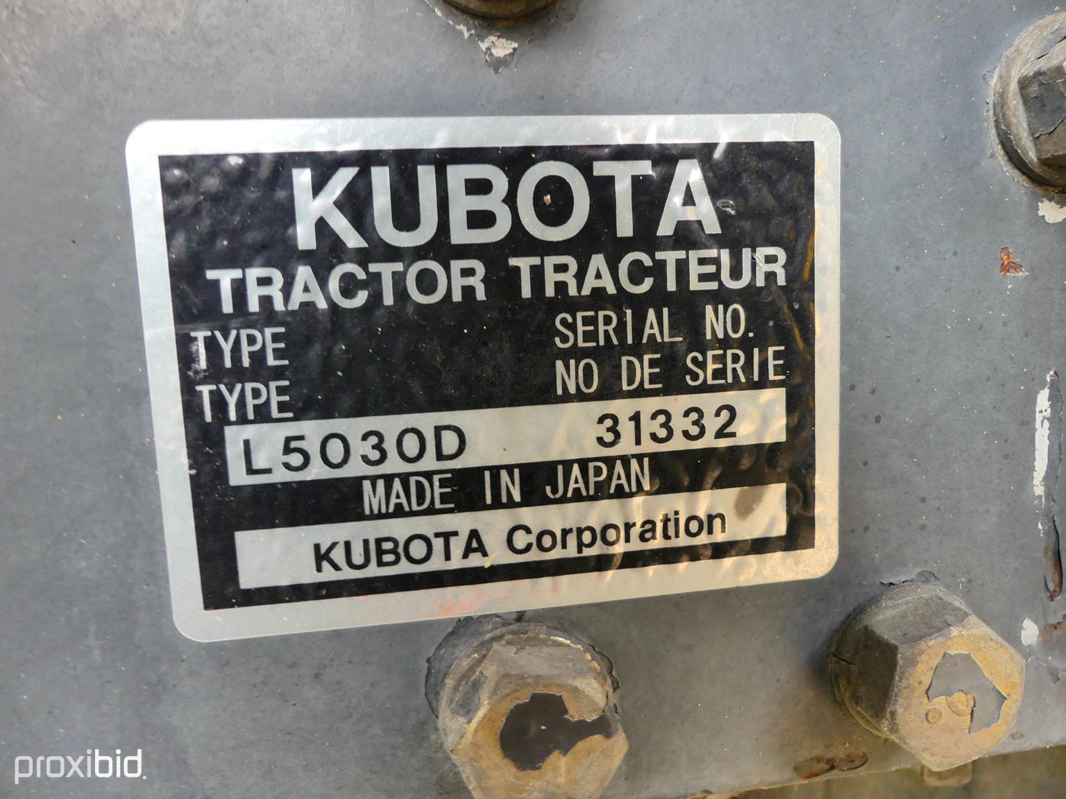 Kubota L5030 4x4 Hystat
