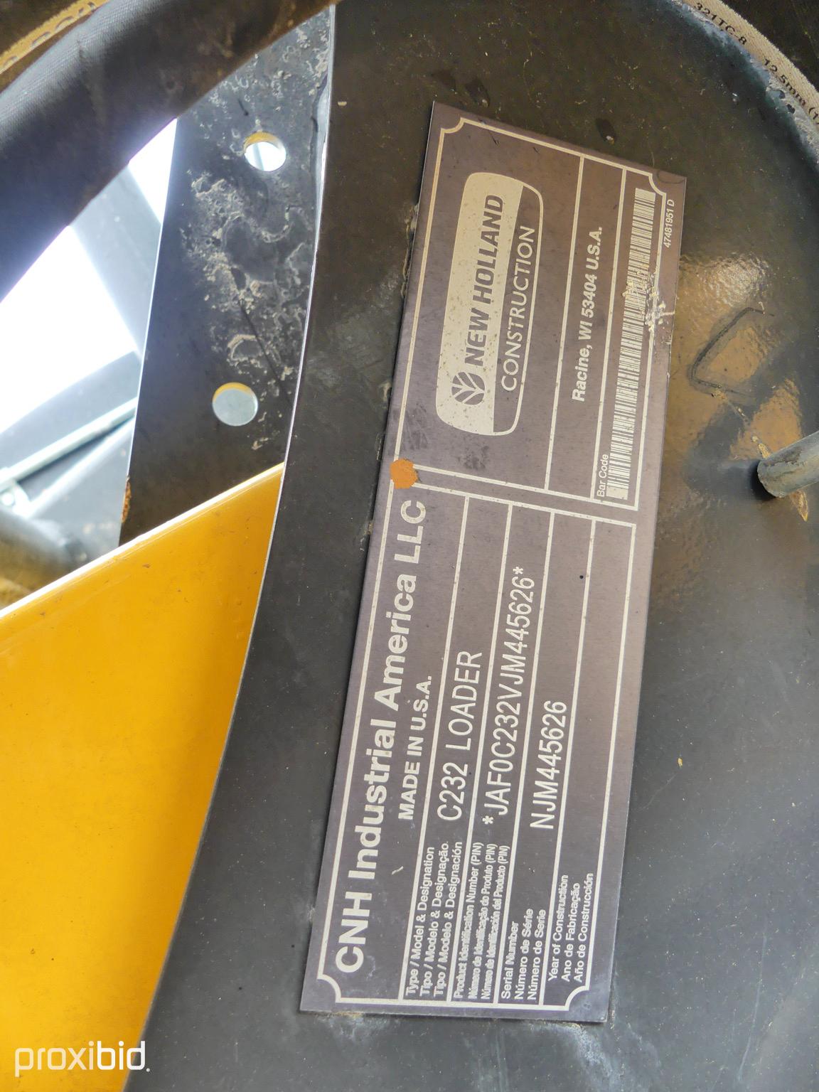 NH C232 Cab Skid Steer