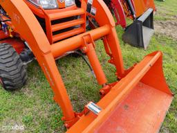 Kubota BX2670 4x4 w/ldr & belly mower