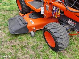 Kubota BX2670 4x4 w/ldr & belly mower