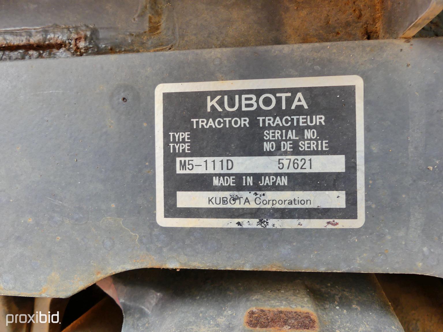 Kubota M5-111 Cab 4x4 w/ldr