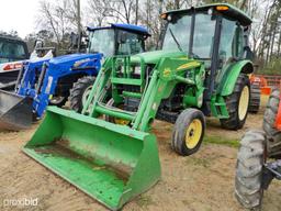 JD 5225 Cab 2WD w/ldr
