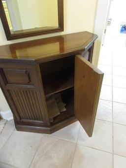 Credenza 34" x 14", 30" High & Mirror 18" x 41"