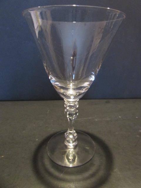 (13) Stems of Crystal:  (6) Water & (7) Champagne
