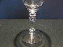 (13) Stems of Crystal:  (6) Water & (7) Champagne