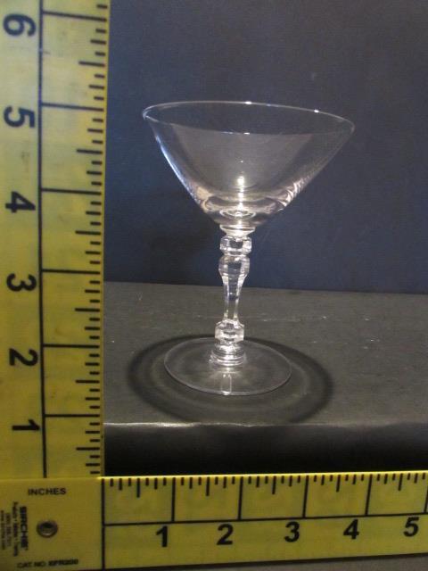 (13) Stems of Crystal:  (6) Water & (7) Champagne