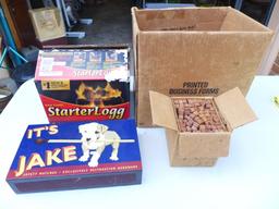 (3) Boxes of Fire Starter Kindling Wood & Long