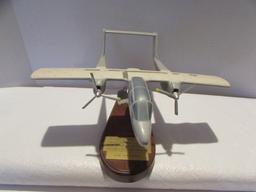 (2) Metal Airplane Awards:  OV-10 Bronco with