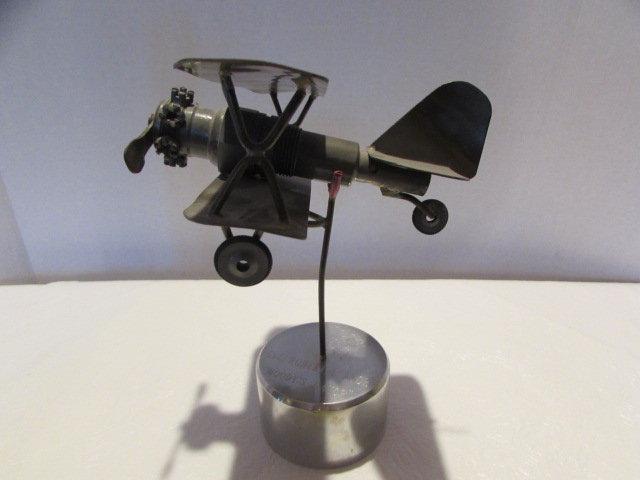 (2) Metal Airplane Awards:  OV-10 Bronco with