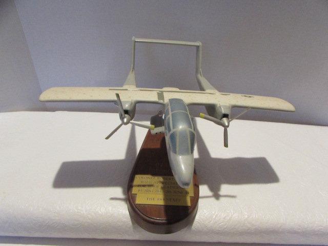 (2) Metal Airplane Awards:  OV-10 Bronco with