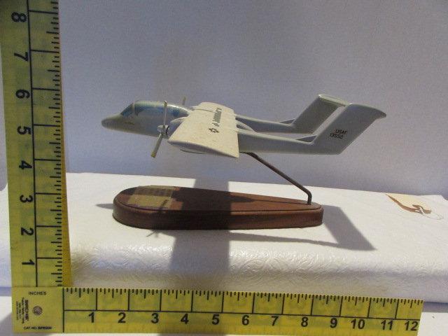 (2) Metal Airplane Awards:  OV-10 Bronco with