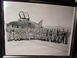 (5) Approximately 8" x 10" Framed USAF