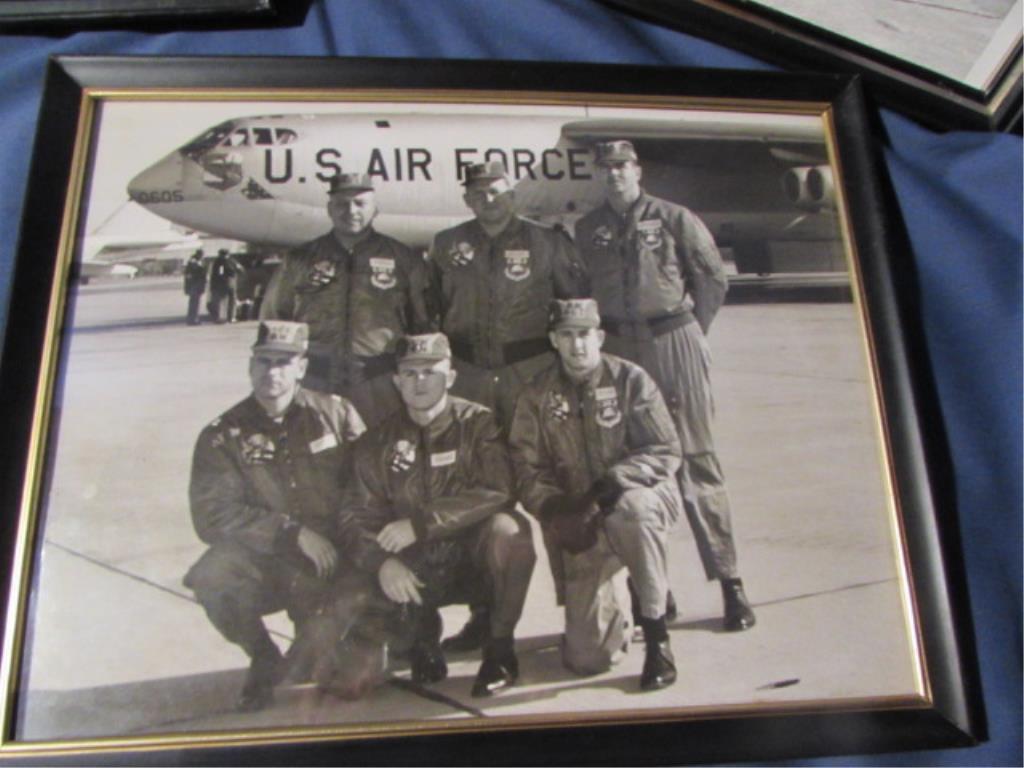 (5) Approximately 8" x 10" Framed USAF