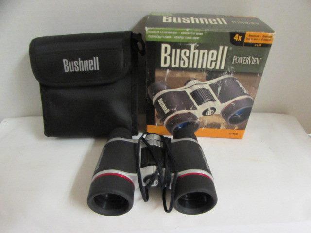 Vintage Omega Field Binoculars with Leather