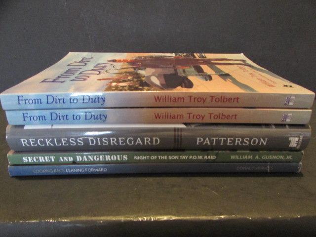 (5) Books autographed by the authors--Military