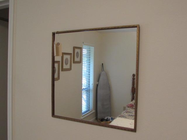 Framed Mirror 20 3/8" Square