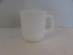 (5) Glasbake D Handle Coffee Mugs