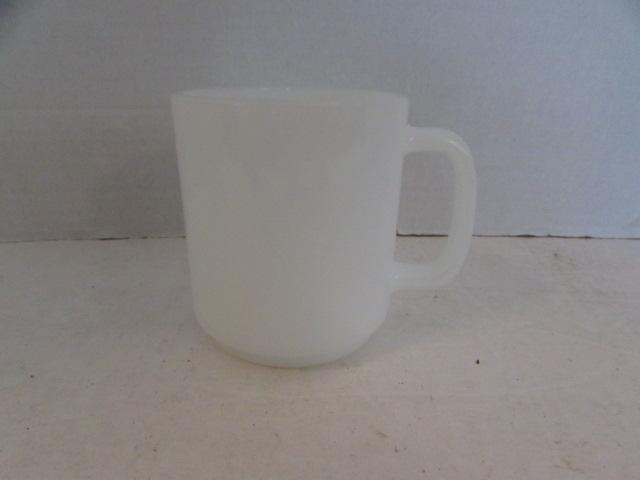 (5) Glasbake D Handle Coffee Mugs