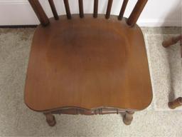 Set of (3) Cochrane Spindle Back Dining Chairs