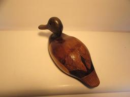 Vintage Hand-Carved & Painted Duck Decoy--Greater