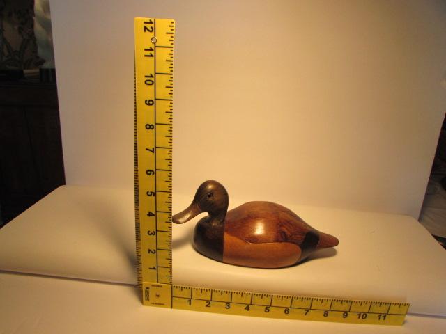Vintage Hand-Carved & Painted Duck Decoy--Greater
