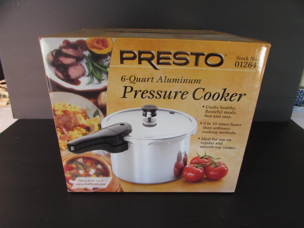 Prestor 6-Quart Aluminum Pressure Cooker (NIB)