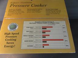 Prestor 6-Quart Aluminum Pressure Cooker (NIB)