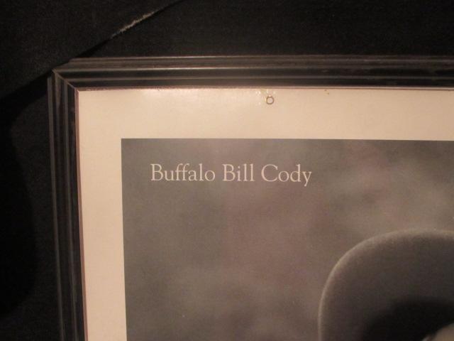 Framed Stetson Advisement with Buffalo Bill Cody