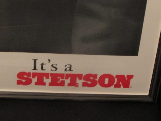 Framed Stetson Advisement with Buffalo Bill Cody