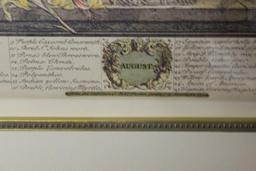 Framed & Matted Picture: "August" 20 3/4" x 24