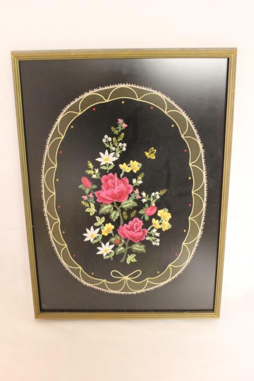 Framed Needlework 18" x 25"