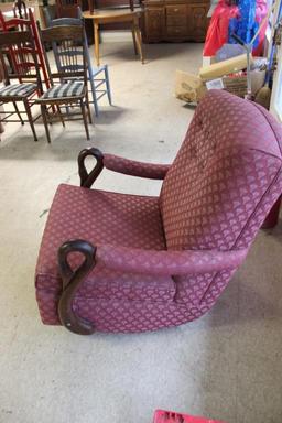 Swivel Rocker w/Swan Head Arms