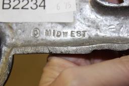 (2) Cast Iron Wall Plaques by Westend-9 1/2" and