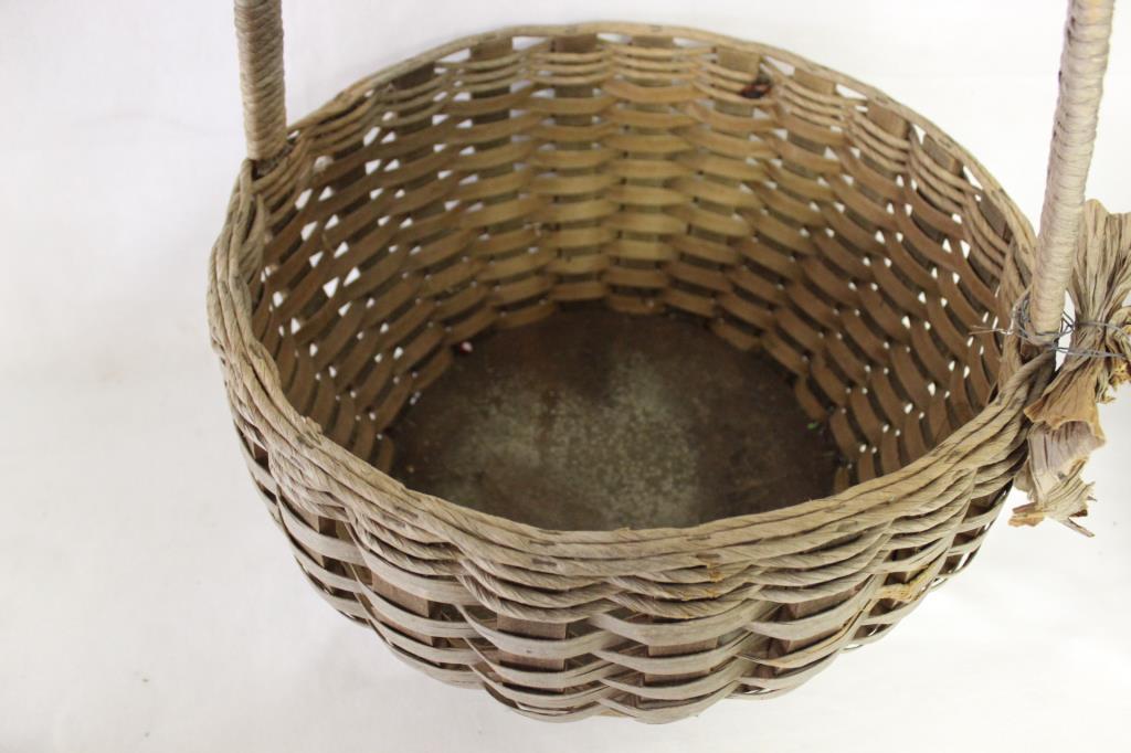 Handmade Basket 16" Diameter, 23" Tall