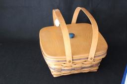 Longaberger Basket 13 1/2" x 13 1/2" x 6 1/2"