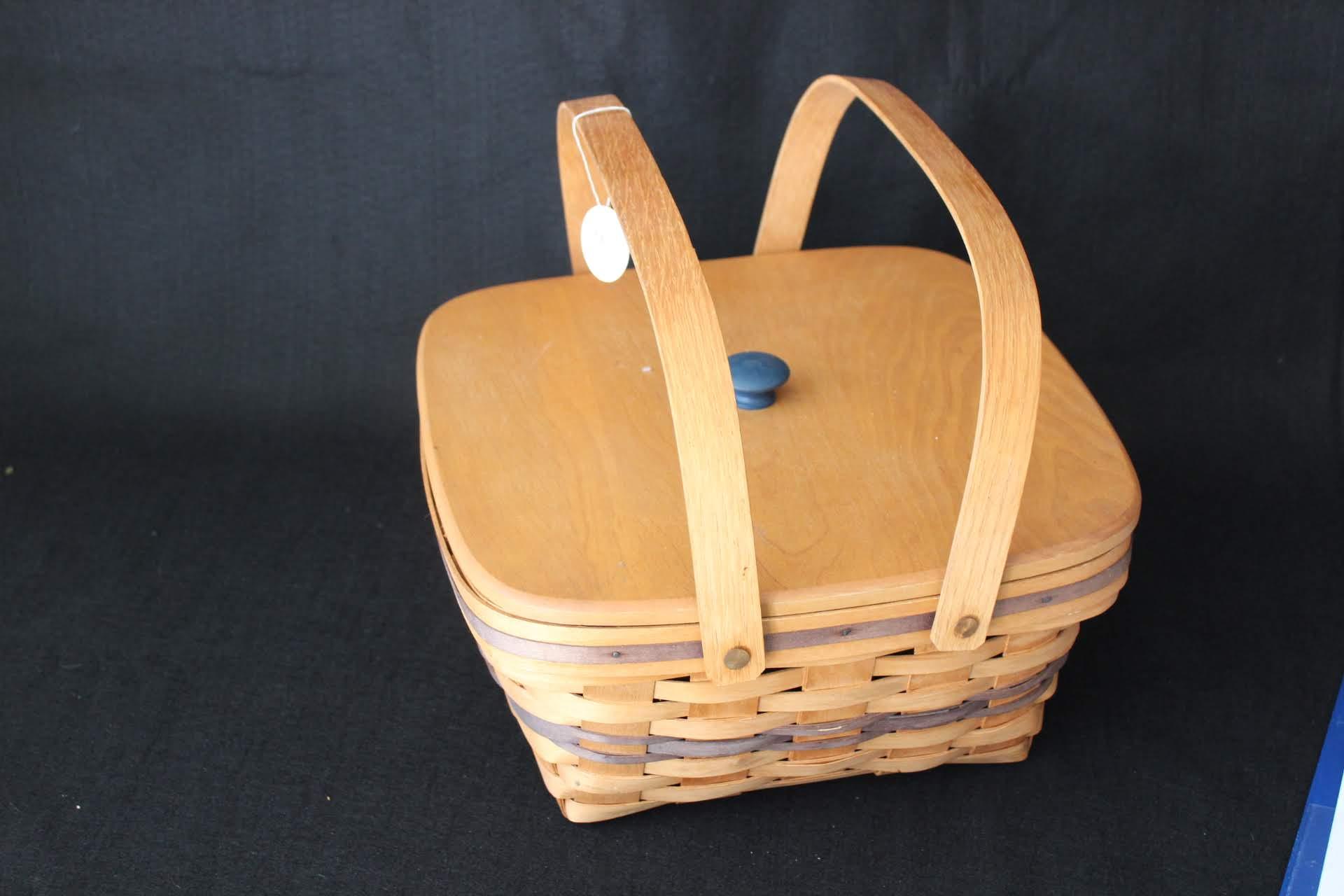 Longaberger Basket 13 1/2" x 13 1/2" x 6 1/2"