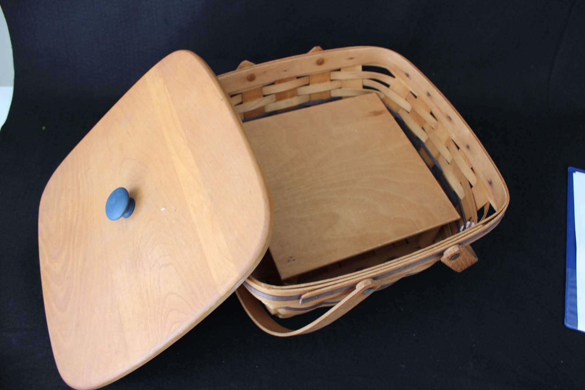 Longaberger Basket 13 1/2" x 13 1/2" x 6 1/2"