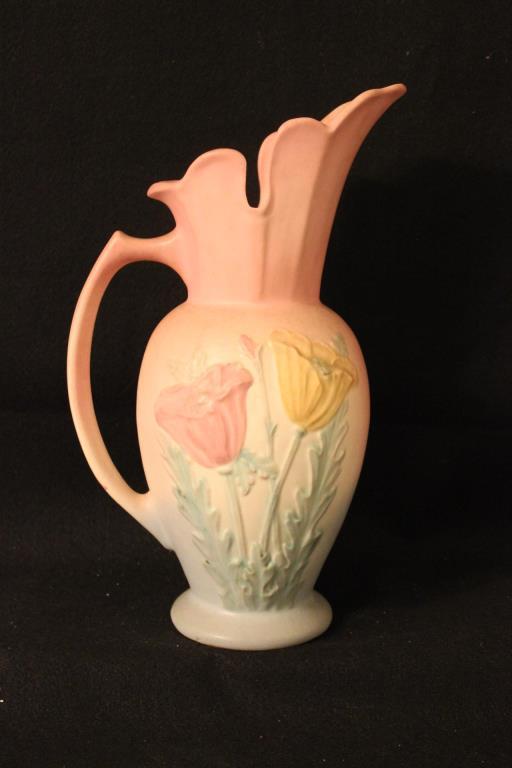 Hull Ewer-"Poppy" 13 1/2" Tall
