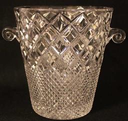 Crystal Champagne Bucket, 8 1/4" Tall