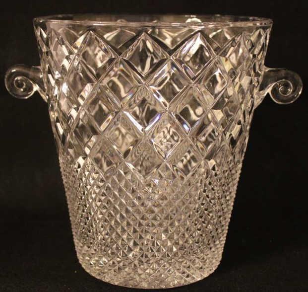 Crystal Champagne Bucket, 8 1/4" Tall