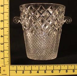 Crystal Champagne Bucket, 8 1/4" Tall