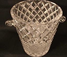 Crystal Champagne Bucket, 8 1/4" Tall