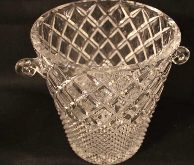 Crystal Champagne Bucket, 8 1/4" Tall