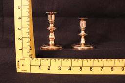 (3) Baldwin Brass Candlesticks: (2) 4 3/4"