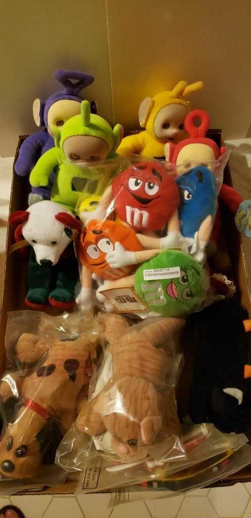 Assorted Collectible Toys Teletubbies, M&M's,