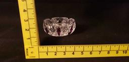 (6) Crystal Ashtrays