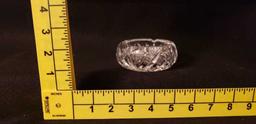(6) Crystal Ashtrays