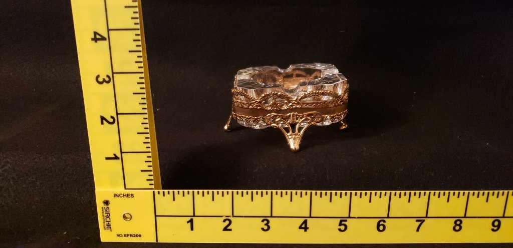 (6) Crystal Ashtrays