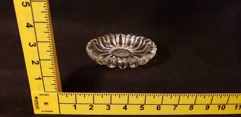 (6) Crystal Ashtrays